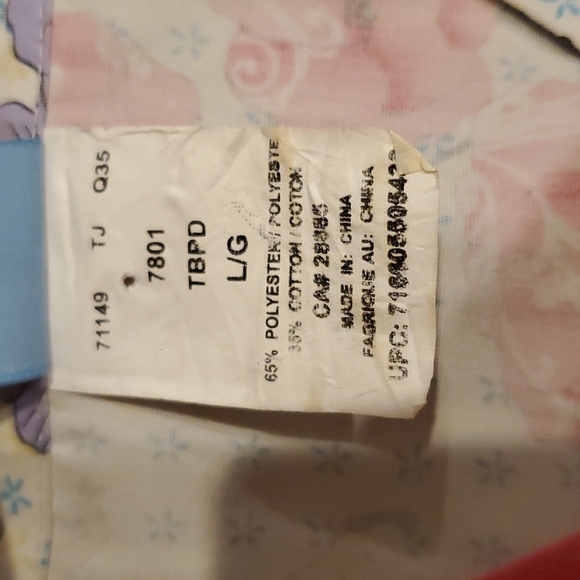 Disney Tinkerbell Scrub Top - Large - Picture 4 of 5